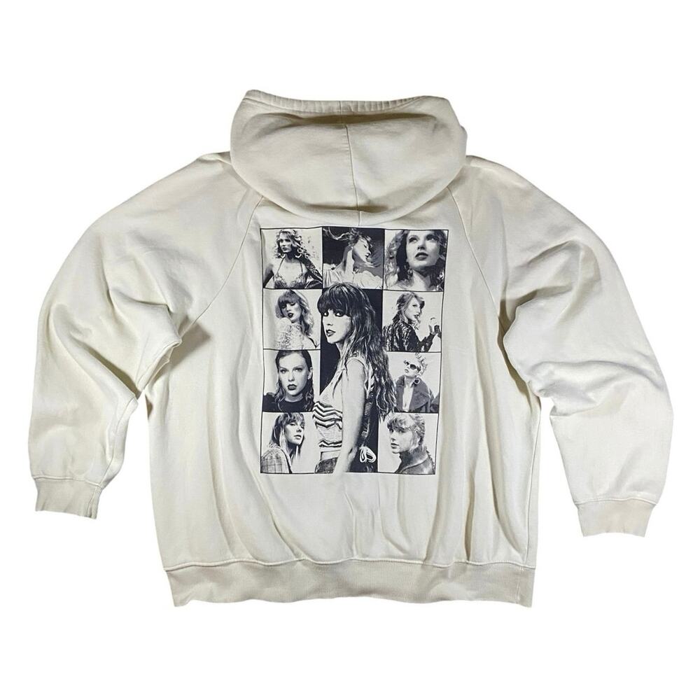 Taylor Swift Eras Tour Official Merch Ivory Hoodie - 3XL